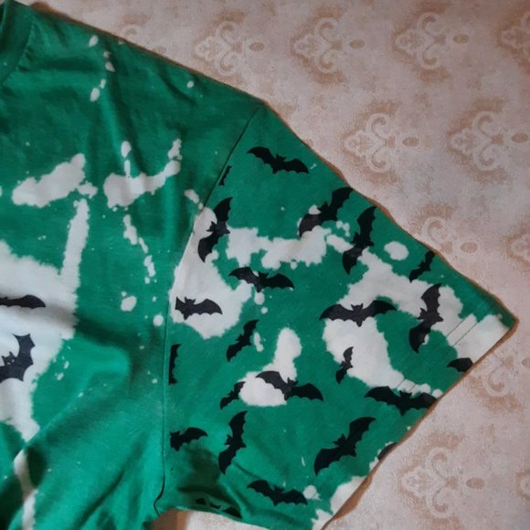 New -Large Unisex, Gildan, color Heather Green-Bleached Sublimation T-Shirt - Picture 3 of 3